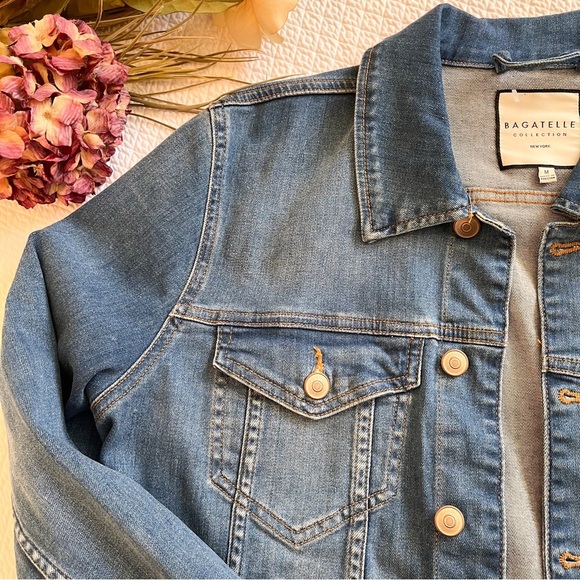 NWOT Bagatelle Denim Jean Jacket Size Medium - Picture 5 of 10
